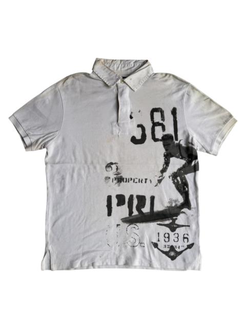 Other Designers VERY RARE VINTAGE SHIRT POLO RALPH LAUREN SURFER PRINTED