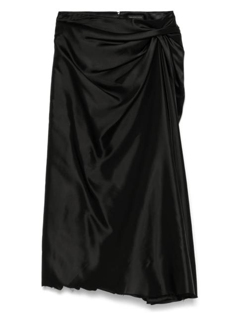 BALENCIAGA Satin Midi Dress