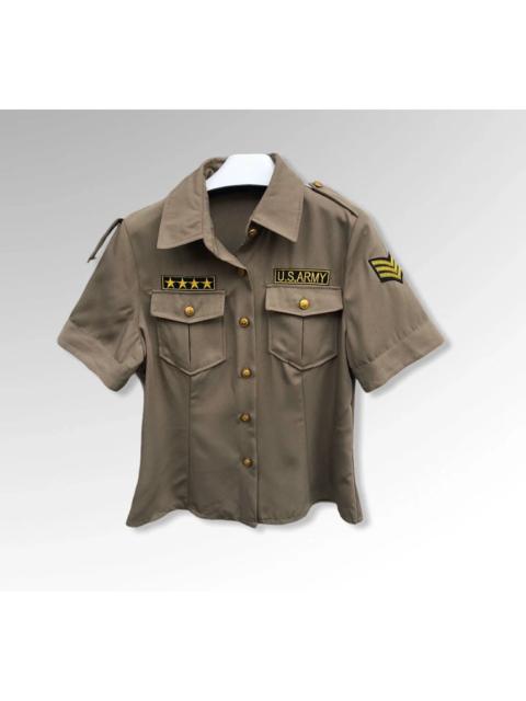 Other Designers Military - Vintage Military Shirt Button Up