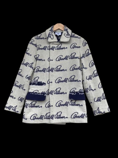 Hysteric Glamour Arnold palmer wool blend knit teddy jacket