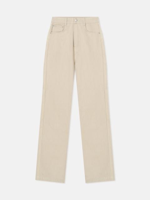 Nanushka Crochet-Trimmed Jeans