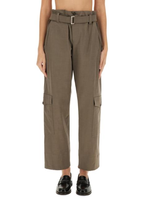 Brunello Cucinelli WOOL PANTS WITH BELT