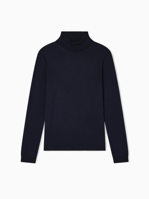 GIORGIO ARMANI Cashmere mock-neck jumper