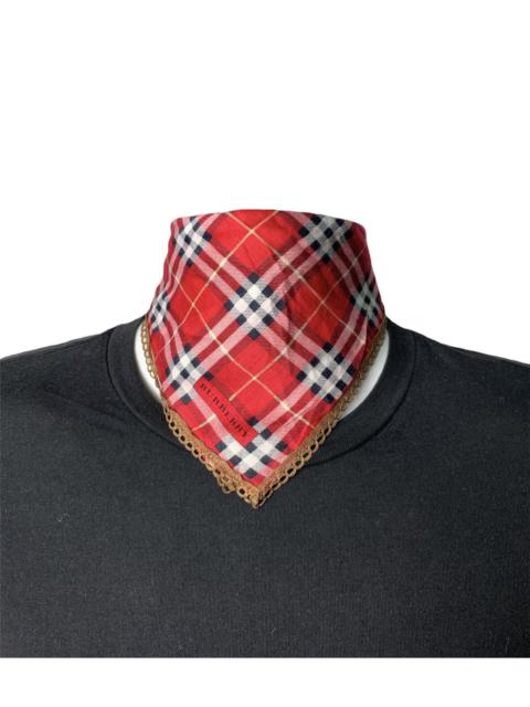 Other Designers Vintage - Burberry Bandana Handkerchief Neckerchief Neckwear Scarf