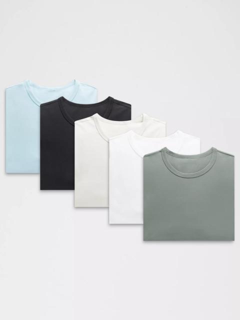 lululemon Organic Cotton Classic-Fit T-Shirt *5 Pack