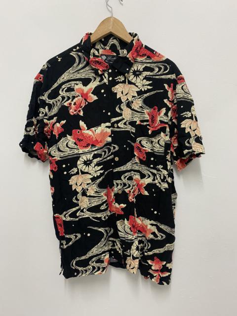 Other Designers Aloha Wear - Koi Shirt Hawaiian Shirt Roushatte Aloha Shirt