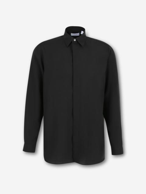 LARDINI PLAIN TENCEL SHIRT