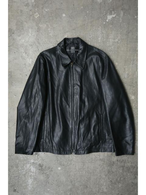 BALENCIAGA Balenciaga - Vintage - Zip-Up Leather Jacket