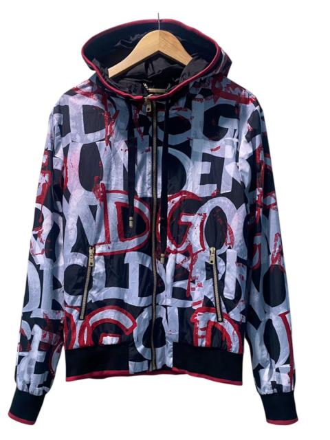 Dolce & Gabbana 995€ Dolce & Gabbana Graffiti Print Technical Jacket.