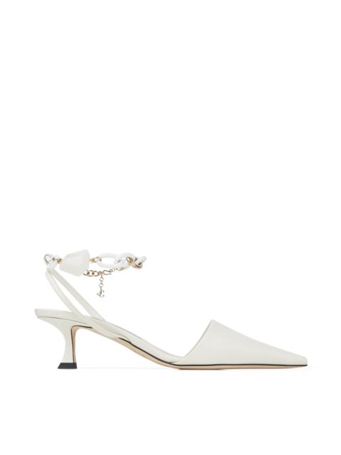 JIMMY CHOO Jimmy Choo Womens Rue 50 Latte Slingback Heels