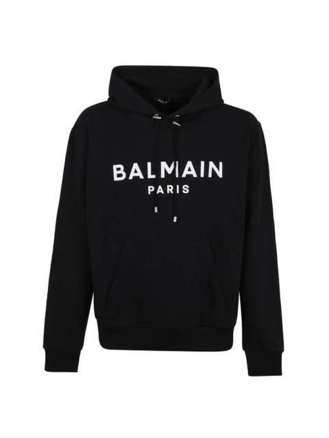 Balmain Balmain Paris Logo Printed Hoodie