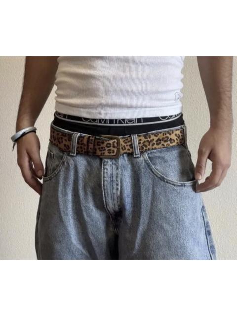 Other Designers Other - 2000s leopard cheetah print belt