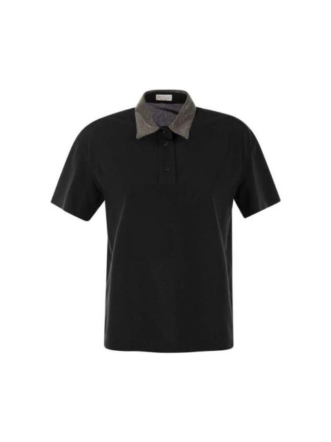 Brunello Cucinelli Brunello Cucinelli Woblack Contrast Collar Shirt