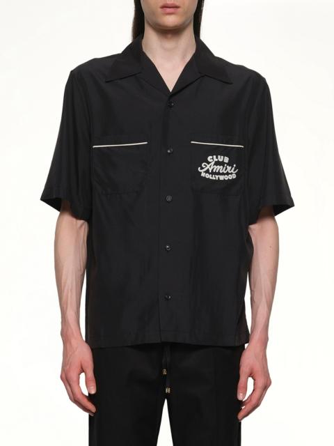 AMIRI Club Amiri Camp Shirt in Black
