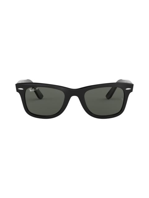 Ray-Ban Ray-Ban 50mm Classic Wayfarer Polarized Sunglasses in Black Polarized at Nordstrom