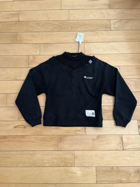Maison MIHARAYASUHIRO NWT - Maison Mihara Yasuhiro Logo Deconstructed Sweatshirt