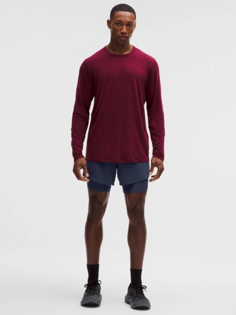 lululemon Perforated Lined Running Short 5"