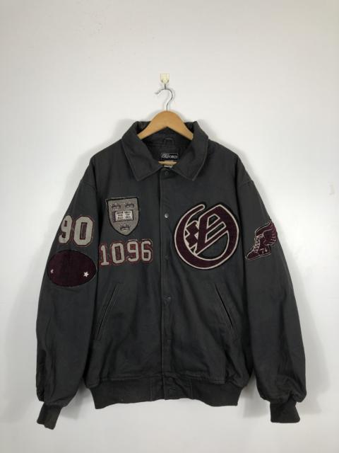 Other Designers Vintage - Vintage Varsity Jacket University Of Oxford Full Patches