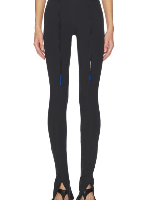 Off-White Logoband Split Legging in Black