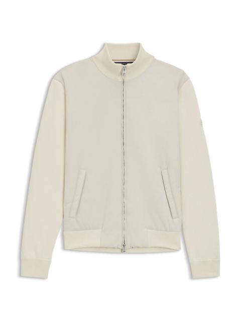 BOSS REGULAR-FIT HYBRID JACKET WITH DOUBLE B MONOGRAM