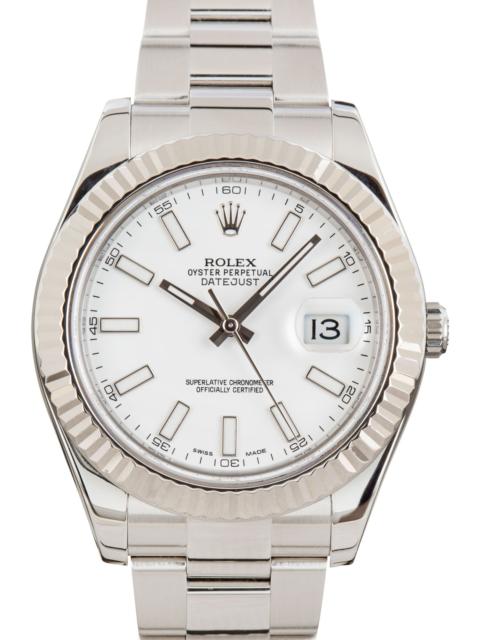ROLEX Rolex Datejust II 116334 White Dial