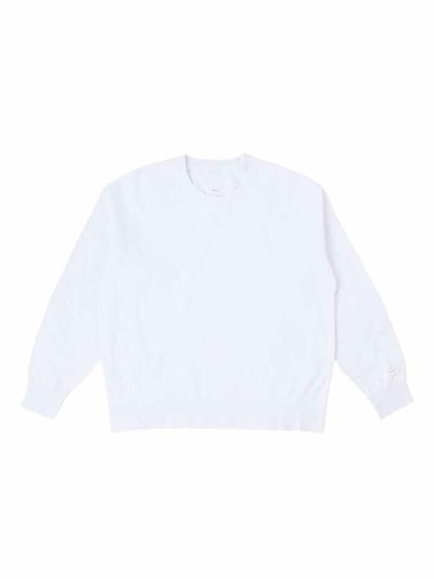 visvim JUMBO SB SWEAT L/S CRASH OFF WHITE
