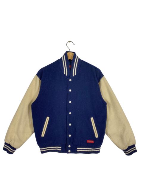 Other Designers Vintage - Vintage 90s Rawlings Varsity Jacket Button L Size