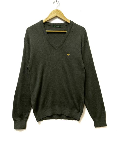 Other Designers Golden Bear - Golden Bear V Neck Sweatshirt Dark Grey