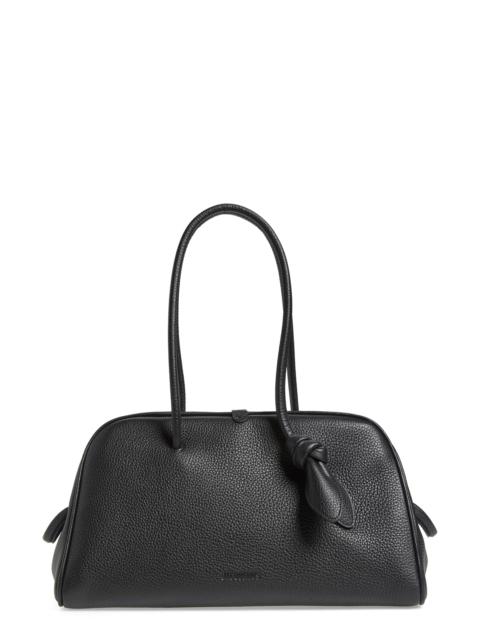 JACQUEMUS Jacquemus Le Turismo Leather Bowling Bag in Black at Nordstrom