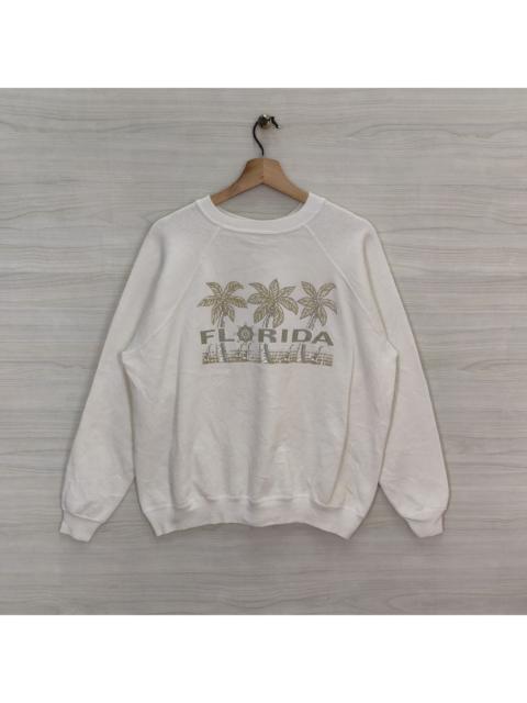 Other Designers Hanes × Vintage - Vtg 90s Raglan Crewneck Florida