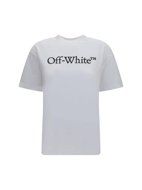 Off-White Off-white Big Logo Bookish T-shirt White-Black