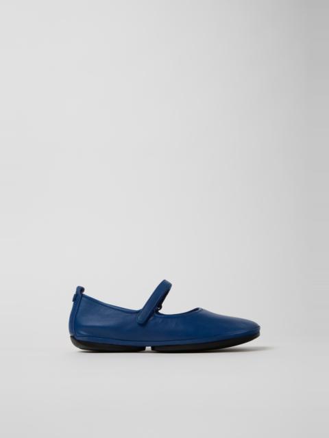 CAMPERLAB Blue Leather Ballerinas for Women.