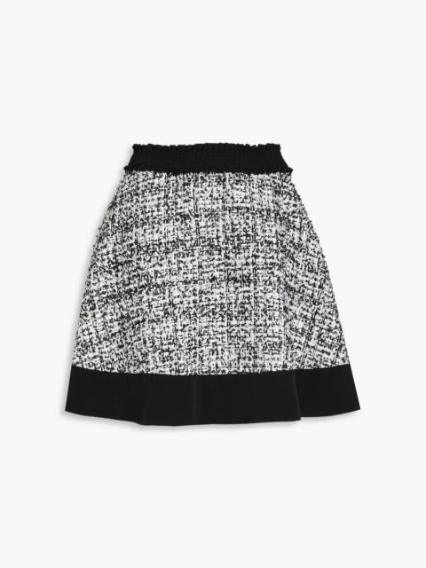Sandro Sequin-embellished metallic tweed mini skirt
