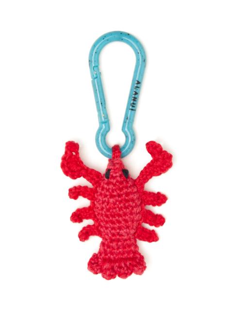 Alanui Handmade Lobster Crochet Key Holder