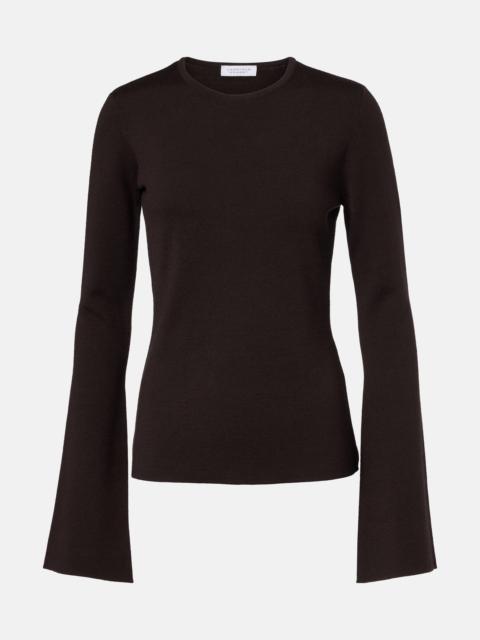 GABRIELA HEARST Wool, silk, and cashmere top