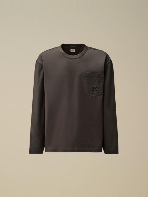 C.P. Company Mercerized 30/2 Jersey Twisted Long Sleeve T-Shirt