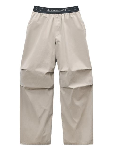 Alexander Wang Mid Rise Pleated Knee Pants