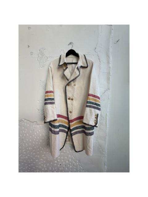 NUMBER (N)INE Number (N)ine Lonesome Heros Linen Navajo Pendleton Coat