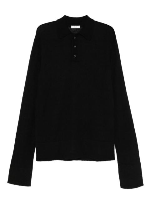 RIER button fastening polo shirt