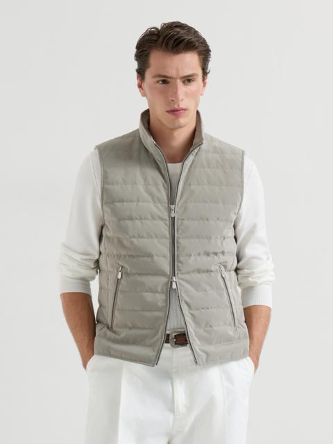 Brunello Cucinelli Bonded nylon down vest