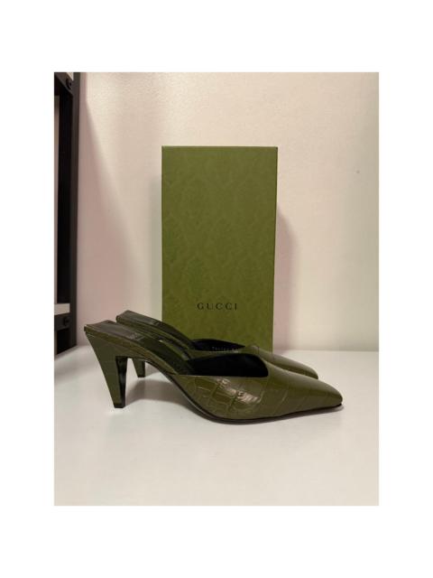 GUCCI Leather mules & clogs