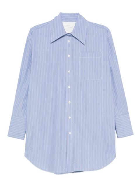 CO chest-pocket striped shirt