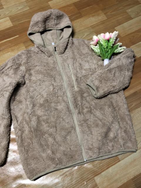 Other Designers 💥Uniqlo Sherpa Hoodie Pocket Zipper Up
