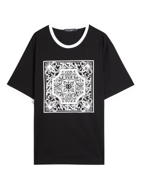 Dolce & Gabbana Dolce & Gabbana Printed Cotton T-shirt