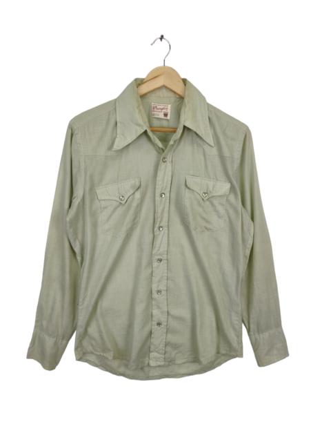 Other Designers Vintage - Vintage Wrangler Shirt Button Up Long Sleeve