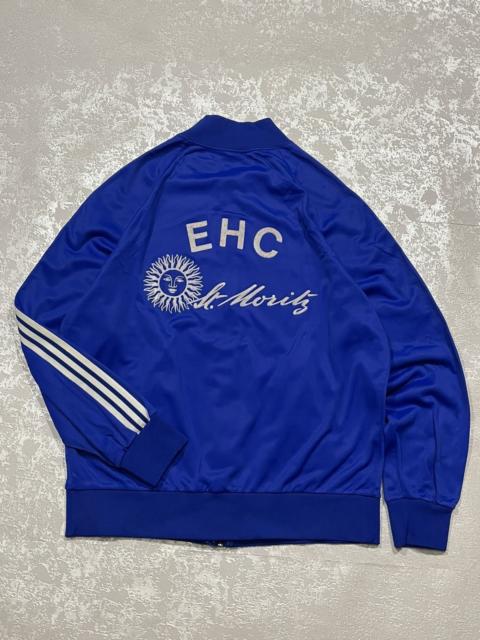 adidas Vintage 80s Adidas EHC St. Moritz Olympic Zip Track Jacket