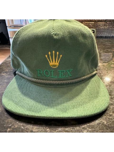 Deadstock Retro Rolex Embroidered Corduroy Hat
