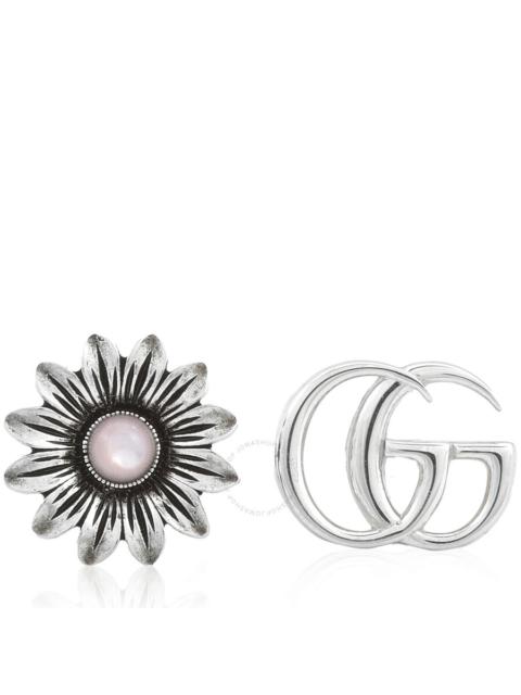 GUCCI Gucci Double G flower stud earrings