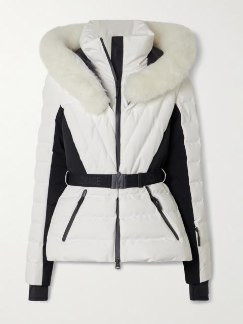 MACKAGE Elita Hooded Belted Quilted Down Ski Jacket