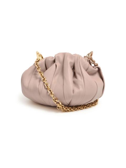 Chloé Chloe Plisse Woodsmoke Shoulder Bag New & Authentic